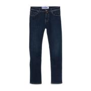 Slim Cut Cerulean Blue Denim Jeans