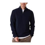 Blå Half Zip Sweater Kamark