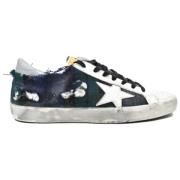 Superstar White Green Scottish Jeans Sneakers