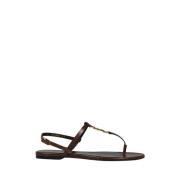 Øgleprint Læder Sandal