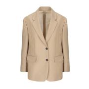 Beige Blazer Chic Style