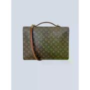 Pre-owned Canvas louis-vuitton-tasker