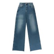 Lux Vintage Wide Leg Denim Jeans