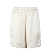 Elegant Viskoseblandings Shorts