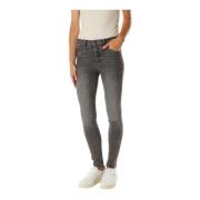 Mid Waist Skinny Fit Jeans