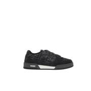 Sort FF Stof Lav-Top Sneakers