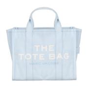 Jacquard Tote Taske med Logo Print