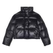 Cropped Puffer Jakke