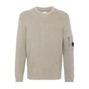 Sand Sweater med Linse Detalje