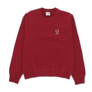 Hjerte Crewneck Letvægts Sweatshirt Bourgogne