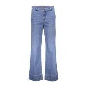 Highwaist Flare Jeans med lommer