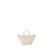 Ivory Tote Taske med Monile Detaljer