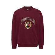 Bomuld Crewneck Sweater med Broderet Emblem