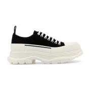 Sort lærred Tread Slick sneakers