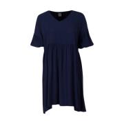 Amarie A-Shape Kjole Navy Viskose