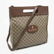 Pre-owned Coated canvas gucci-tasker