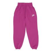 Fuchsia Løs Fleece Top og Bukser