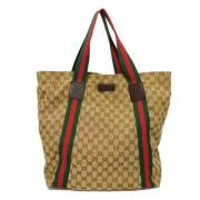 Pre-owned Canvas gucci-tasker