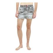 Grafisk Print Bomuld Boxers