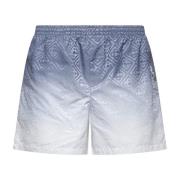 Gradient Monogram Badeshorts Grå