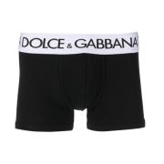 Sort Logo Elastik Boxershorts