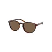 Brun acetat unisex solbrille