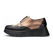 Loafers SALVA Guld, Farve: Sort