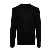 Broderet Logo Rund Hals Sweater