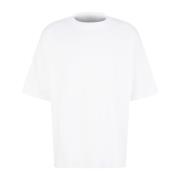 Oversized Bomuld Logo Print T-Shirt