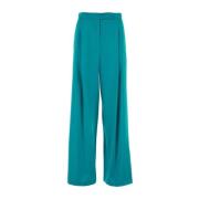 Satin Fiesta Wide-Leg Pant