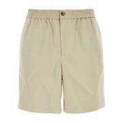 Grå Bomuld Bermuda Shorts