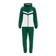 Diamantmønster Farveblok Sports Tracksuit