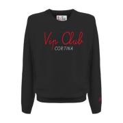 Multifarvet Crewneck Sweater med VIP Broderi