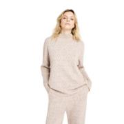 Jacquardstrik Ørken Sweater