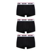 Mærkede boxershorts 3-pakke