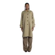 Grøn Vendbar Trenchcoat