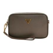 Mørkebrun Crossbody Taske