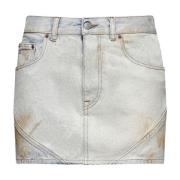 Blå Distressed Denim Jeans