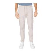 Beige Bomuld Bland Jeans og Bukser