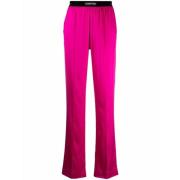 Fuchsia Silke Straight-Leg Bukser