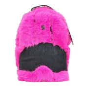 Faux Fur Fuchsia Rygsæk Begrænset Oplag