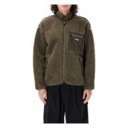 Khaki Fleece Jakke AW24