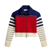 Herigate Cropped Knit Ski Full Zip