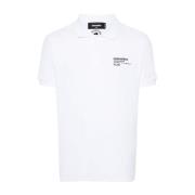 Hvid Tennis Fit Polo T-shirts