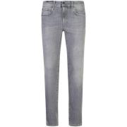 Slim Fit Blå Denim Jeans