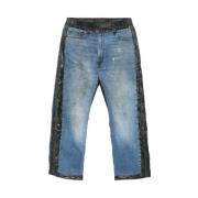 Slidt Denim Snørebånd Jeans