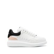 Hvide/Sorte/Rosa Panel Sneakers