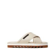 Creme Hvide Slip-On Sneakers