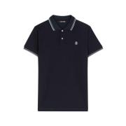 Monogram Polo Shirt med broderet logo