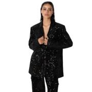 Velvet Sequin Blazer Yuma Model